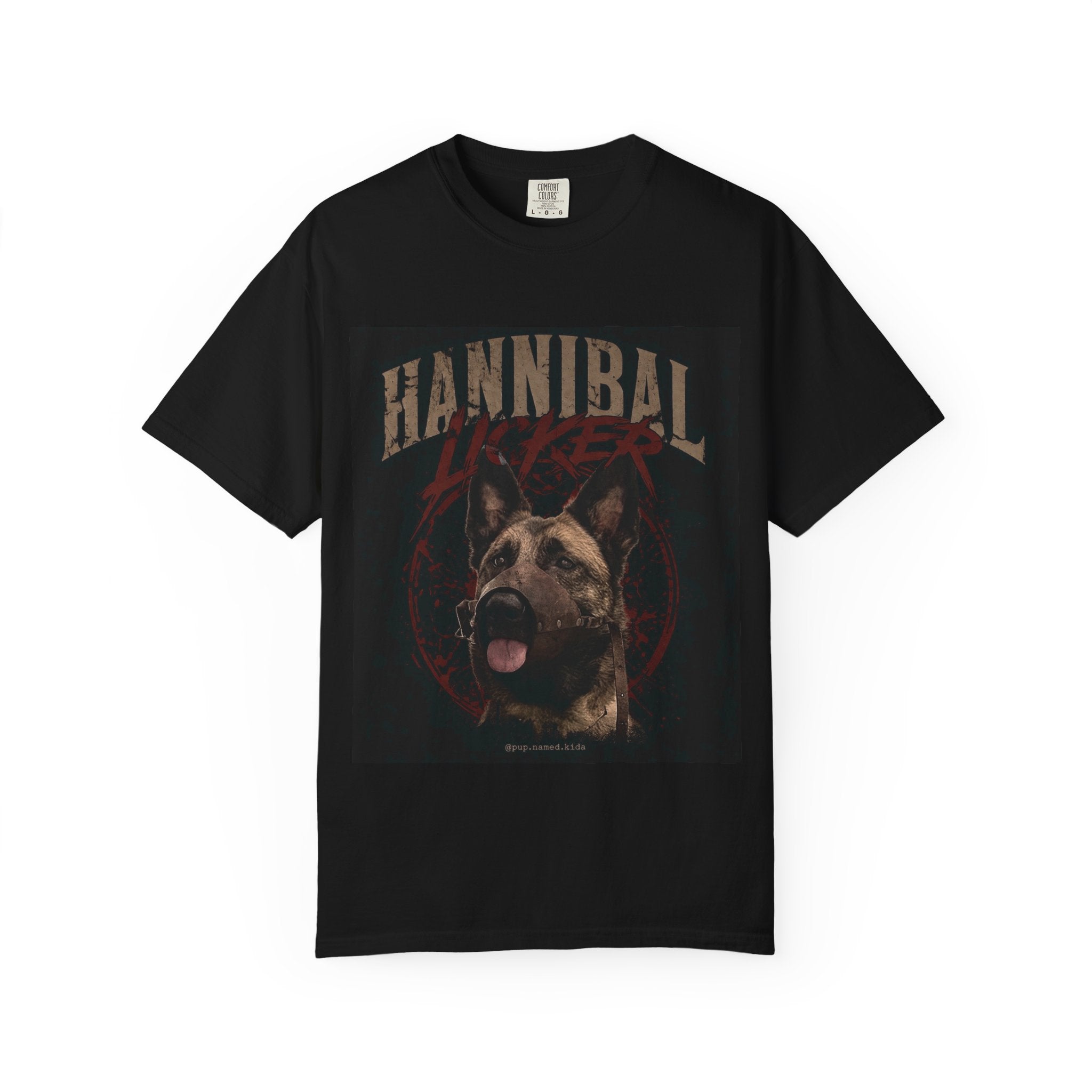 Kida's "Hannibal Licker" K9 Tee — Vintage German Shepherd Dog Graphic T-Shirt